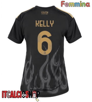 Juventus Lloyd Kelly #6 Terza Maglia Femmina 2026-27 Manica Corta Juventus Lloyd Kelly #6 Terza Maglia Femmina 2026-27 Manica Corta